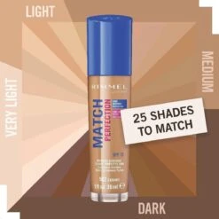 Rimmel London Match Perfection Foundation 502 Caramel -Glam Make-up Verkoop 1200x1200 894