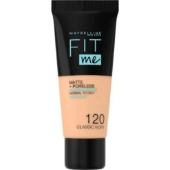 Maybelline Fit Me Matte & Poreless Foundation - 120 Classic Ivory