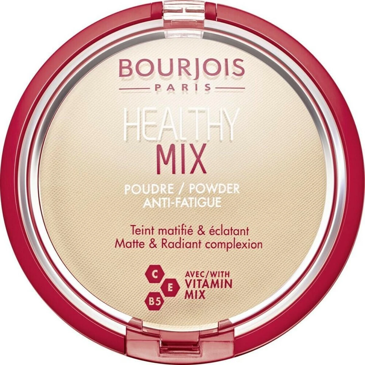 Bourjois Healthy Mix Compact Poeder - 01 Porcelain 1 Bourjois Healthy Mix Compact Poeder - 01 Porcelain
