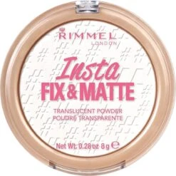 Rimmel London Insta Fix & Matte Make-uppoeder - 01 Clear 30 Rimmel London Insta Fix & Matte Make-uppoeder - 01 Clear -Glam Make-up Verkoop 1200x1200 977