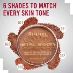 Rimmel London Natural Bronzer Bronzing Powder - 26 Sun Kissed -Glam Make-up Verkoop 1200x1200 997