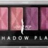 Lovely Pop Cosmetics - Oogschaduw Palette - Planet Mars - Met Lange Applicator - 8 Kleuren: Wit / Roze / Lila / Mat Fel Roze / Zwart - 1 Doosje Met 9 Gram Inhoud - Afmeting Doosje: 14,7 X 4,4 Centimeter
