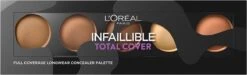 L'Oréal Paris LMU Inf.TCover Conceal.palette 2 Dark S Concealermake-up -Glam Make-up Verkoop 1200x363