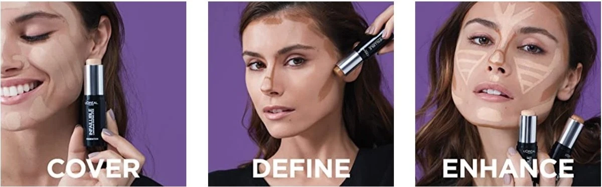 L'Oreal Paris - Infallible - Longwear Shaping Stick - Foundation - 409 Honey - SPF 27 - Caramel - 9 G 2 L'Oreal Paris - Infallible - Longwear Shaping Stick - Foundation - 409 Honey - SPF 27 - Caramel - 9 G - Afbeelding 2