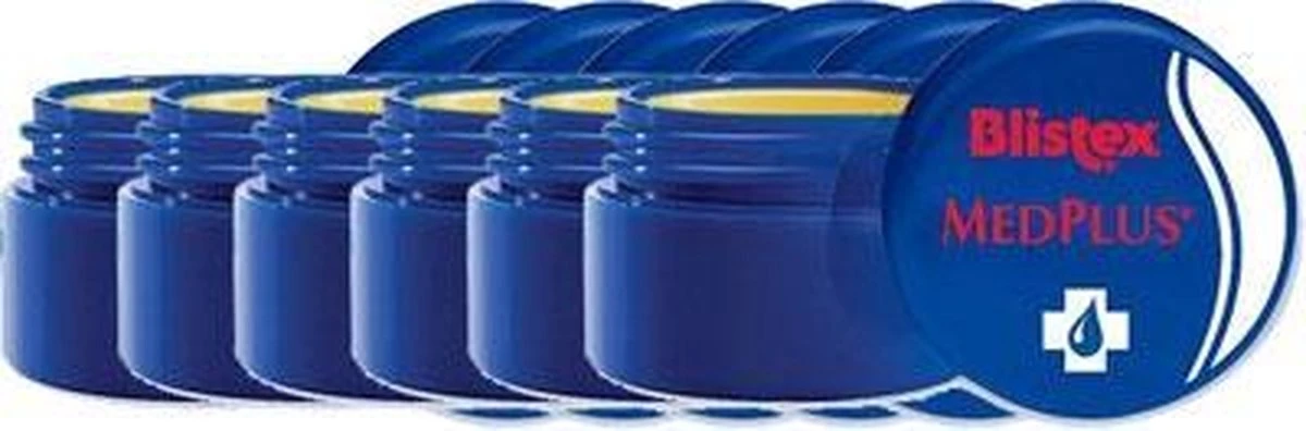 Blistex Med Plus Pot Voordeelverpakking - 6 X 7g 1 Blistex Med Plus Pot Voordeelverpakking - 6 X 7g