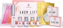 Merkloos Upgraded Wimper Lifting Set - Lash Lift Kit- Extra Uitgebreide Editie - 45 Delig -Glam Make-up Verkoop 1200x544 1