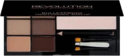 Makeup Revolution Ultra Brow The Ultimate Brow Enhancing Kit - Fair To Medium -Glam Make-up Verkoop 1200x547 1