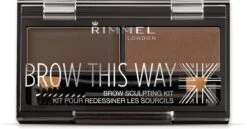 Rimmel London Brow This Way Brow Sculpting Kit - 003 Dark Brown 25 Rimmel London Brow This Way Brow Sculpting Kit - 003 Dark Brown -Glam Make-up Verkoop 1200x628 2