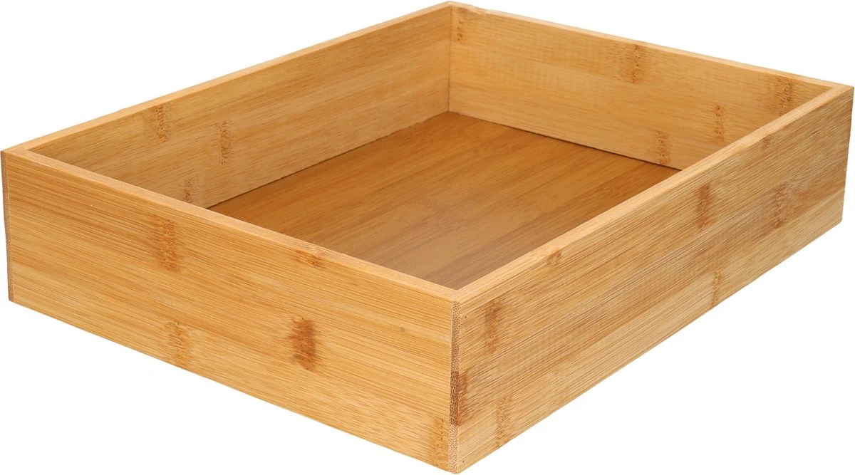 Gerim - Kast/lade Sorteer Organizer Bamboe Hout Bakje 32 X 24 X 7 Cm 1 Gerim - Kast/lade Sorteer Organizer Bamboe Hout Bakje 32 X 24 X 7 Cm
