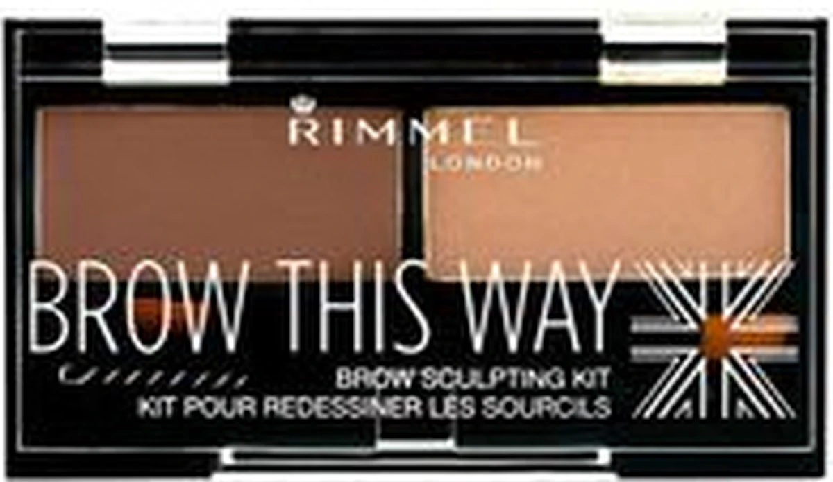Rimmel London Brow This Way Brow Sculpting Kit - 003 Dark Brown 16 Rimmel London Brow This Way Brow Sculpting Kit - 003 Dark Brown - Afbeelding 16