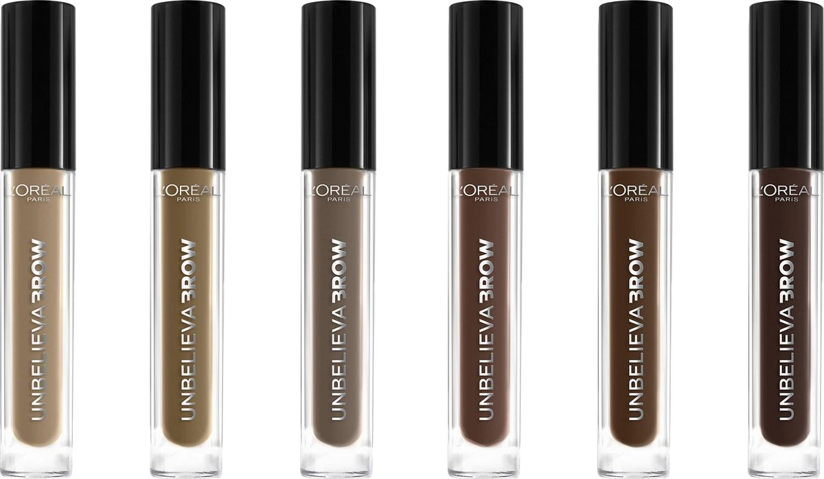 L’Oréal Paris Unbelieva Brow Wenkbrauwgel - 109 Ebony - Donker Bruin - Waterproof - 3.4 Ml 12 L’Oréal Paris Unbelieva Brow Wenkbrauwgel - 109 Ebony - Donker Bruin - Waterproof - 3.4 Ml - Afbeelding 12