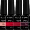 Méanail - Gellak - Peel Off - Elegance - Gel Nagellak - 6 X 8ml