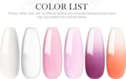 Polygel- 6 KLEUREN SET - 15 ML - Polygel Kit - Polygel Nagels - Polygel Kleuren -Glam Make-up Verkoop 1200x754