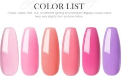 Polygel- 6 KLEUREN SET - 15 ML - Polygel Kit - Polygel Nagels - Polygel Kleuren -Glam Make-up Verkoop 1200x756