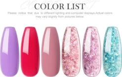 Polygel- 6 KLEUREN SET - 15 ML - Polygel Kit - Polygel Nagels - Polygel Kleuren -Glam Make-up Verkoop 1200x757