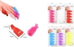 Nagellak Remover Clips | Nagelclips | 10 Stuks | Alles Kleuren -Glam Make-up Verkoop 1200x770