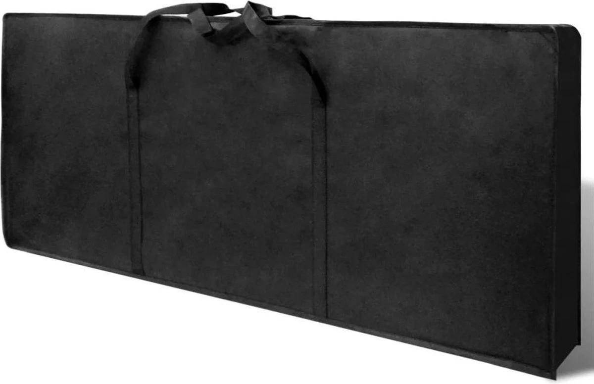 VidaXL Manicuretafel Inklapbaar Met Wieltjes Zwart 5 VidaXL Manicuretafel Inklapbaar Met Wieltjes Zwart - Afbeelding 5