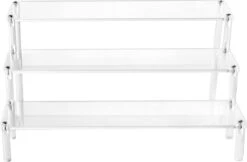 QWORK 3-laags Acryl Displaystandaard, Transparant Acryl Display Riser Plank Voor Figuren, Sieraden, Cupcake, Lippenstift, Nagellak, Kruiden, 30x21x15cm 15 QWORK 3-laags Acryl Displaystandaard, Transparant Acryl Display Riser Plank Voor Figuren, Sieraden, Cupcake, Lippenstift, Nagellak, Kruiden, 30x21x15cm -Glam Make-up Verkoop 1200x786 4