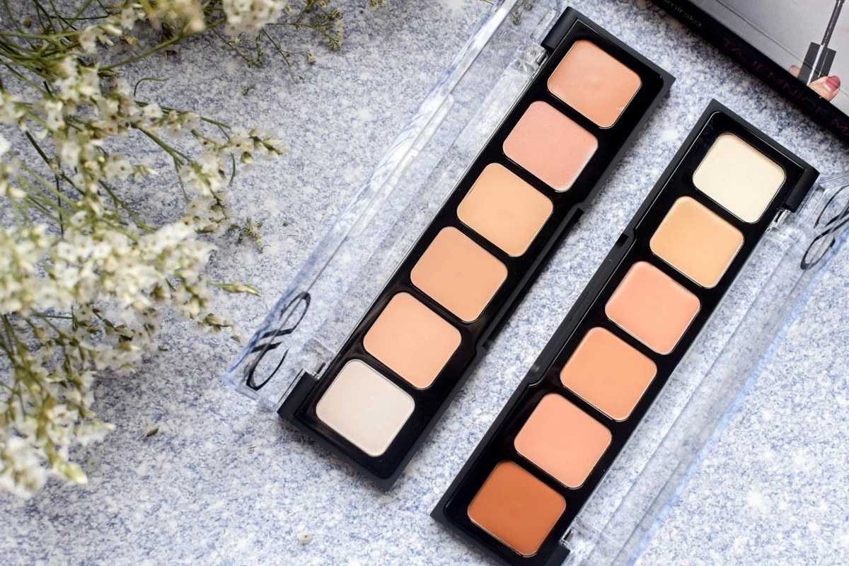 Concealer Palet 02 Medium To Dark - Golden Rose Camoufleren Contouren 4 Concealer Palet 02 Medium To Dark - Golden Rose Camoufleren Contouren - Afbeelding 4