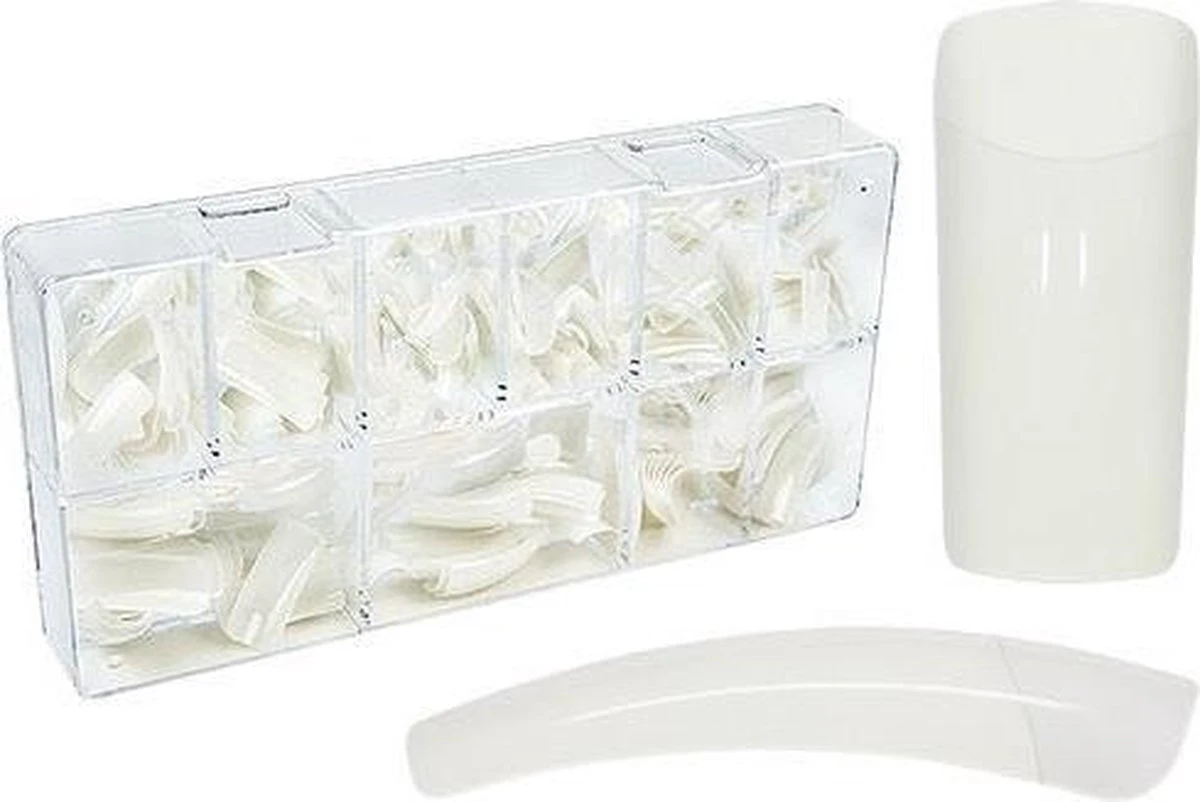 Merkloos Professionele Naturel Kunstnagel / Acryl Nagels Set + Nagellijm 5ml + Bokkenpootje - 500 Stuks Tips - Starter Kit Nails 2 Merkloos Professionele Naturel Kunstnagel / Acryl Nagels Set + Nagellijm 5ml + Bokkenpootje - 500 Stuks Tips - Starter Kit Nails - Afbeelding 2