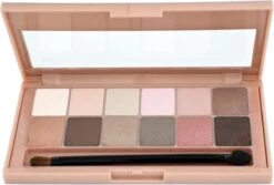 Maybelline The Blushed Nudes OogschaduwPalette - 12 Roze Nude Tinten -Glam Make-up Verkoop 1200x812 2