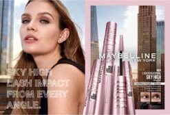 3x Maybelline Lash Sensational Sky High Mascara Very Black - Zwart 11 3x Maybelline Lash Sensational Sky High Mascara Very Black - Zwart -Glam Make-up Verkoop 1200x815