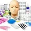Merkloos Wimper Trainings Set Wimperuitbreidingskit Schoonheidsspecialiste Benodigdheden Mannequin