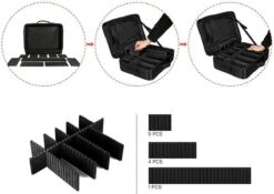 Cosmetica Koffer - Make-up Koffer Met Verstelbare Vakken - Visagie En Nagelstyliste Beauty Koffer - 37x27x13CM -Glam Make-up Verkoop 1200x848 1