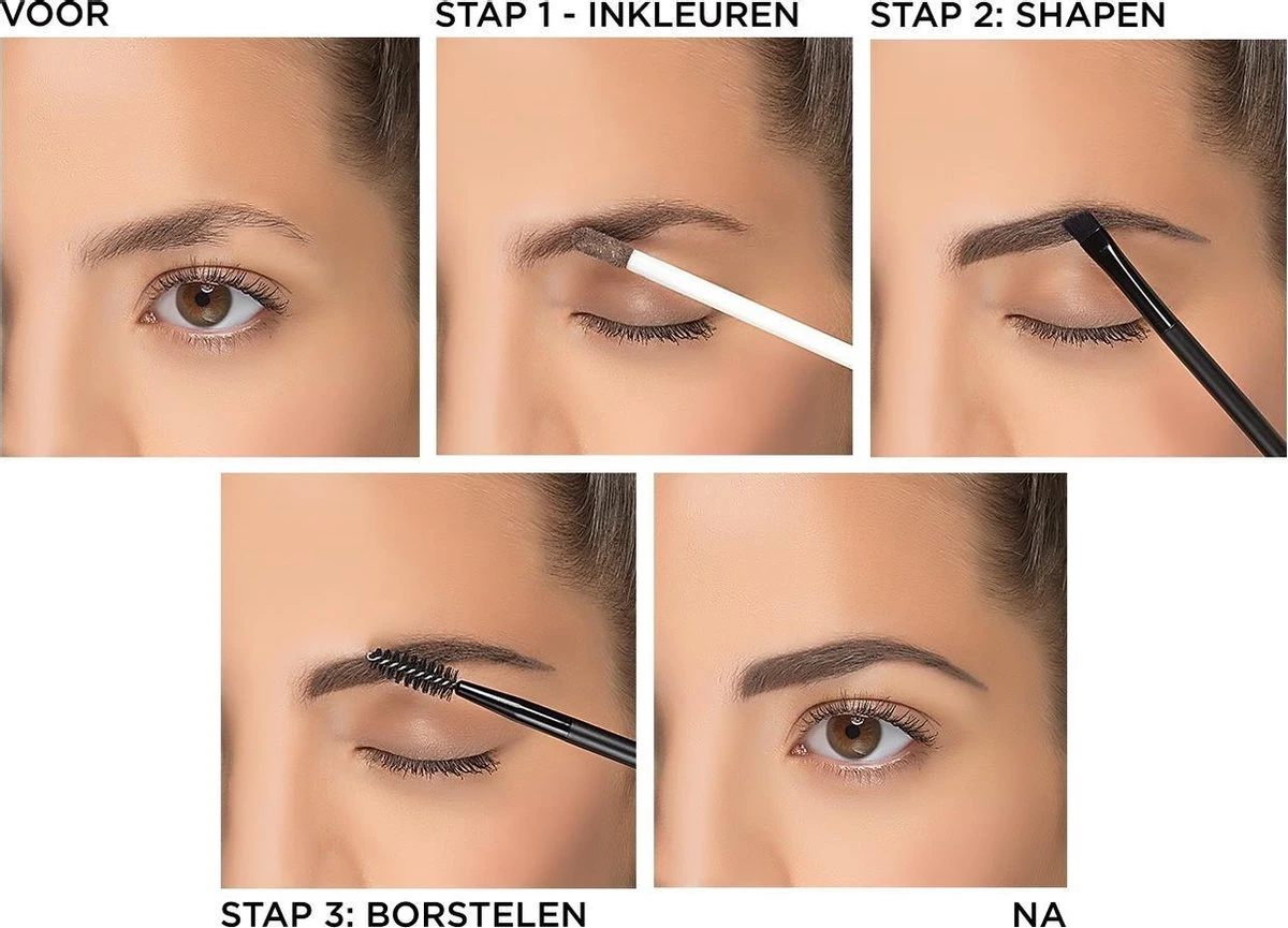L’Oréal Paris Unbelieva Brow Wenkbrauwgel - 109 Ebony - Donker Bruin - Waterproof - 3.4 Ml 11 L’Oréal Paris Unbelieva Brow Wenkbrauwgel - 109 Ebony - Donker Bruin - Waterproof - 3.4 Ml - Afbeelding 11