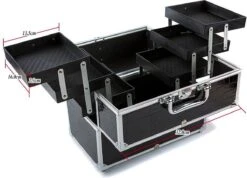 Confibel Make Up Koffer - Uitklapbaar - 5 Opbergbakken - Met Slot -Glam Make-up Verkoop 1200x867 3