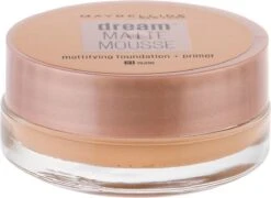 Maybelline Dream Matte Mousse Foundation - 21 Nude 10 Maybelline Dream Matte Mousse Foundation - 21 Nude -Glam Make-up Verkoop 1200x873