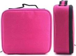 Cosmetica Koffer - Make-up Koffer Met Verstelbare Vakken - Visagie En Nagelstyliste Beauty Koffer - 26x23x9CM - Roze -Glam Make-up Verkoop 1200x883 5