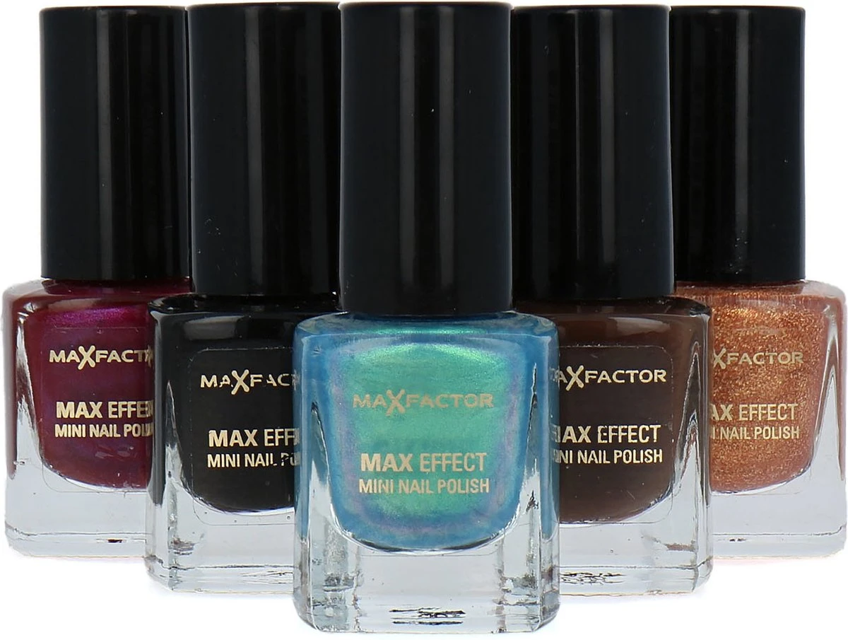 Max Factor Mini Nagellak Set 11 - 5 X 4,5 Ml (set Van 5) 1 Max Factor Mini Nagellak Set 11 - 5 X 4,5 Ml (set Van 5)