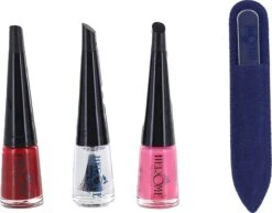 Herome Valentijn Set - 2 Nagellak Kleuren, Protecting Top Coat, Glass Nail File Mini -Glam Make-up Verkoop 1200x937