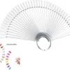 GUAPÀ Kleuren Waaier - Nagel Display Transparant - 50 Stuks - High Quality Color Ring