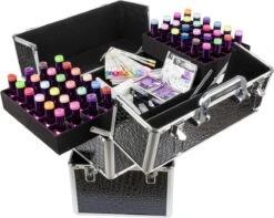 Cosmetica Of Nagel Koffer XL Zwart Glad -Glam Make-up Verkoop 1200x955 4