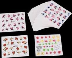 Pakket Van 50 Vellen Met Water Transfer Stickers / Decals - Sparkolia Nagel Styling - Nail Art Velletjes - Nagelstickers -Glam Make-up Verkoop 1200x958