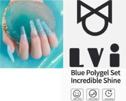 Elvi Polygel Starterskit -Complete Set Inc. USB UV/Led Mini Lamp-6x15g Polygel Kleuren Blauw - Nagelverlenging Polyacryl UV Nagellak-Quick Extension Temperature Color Changing Gel Blue Green 23 Elvi Polygel Starterskit -Complete Set Inc. USB UV/Led Mini Lamp-6x15g Polygel Kleuren Blauw - Nagelverlenging Polyacryl UV Nagellak-Quick Extension Temperature Color Changing Gel Blue Green -Glam Make-up Verkoop 1200x960 1