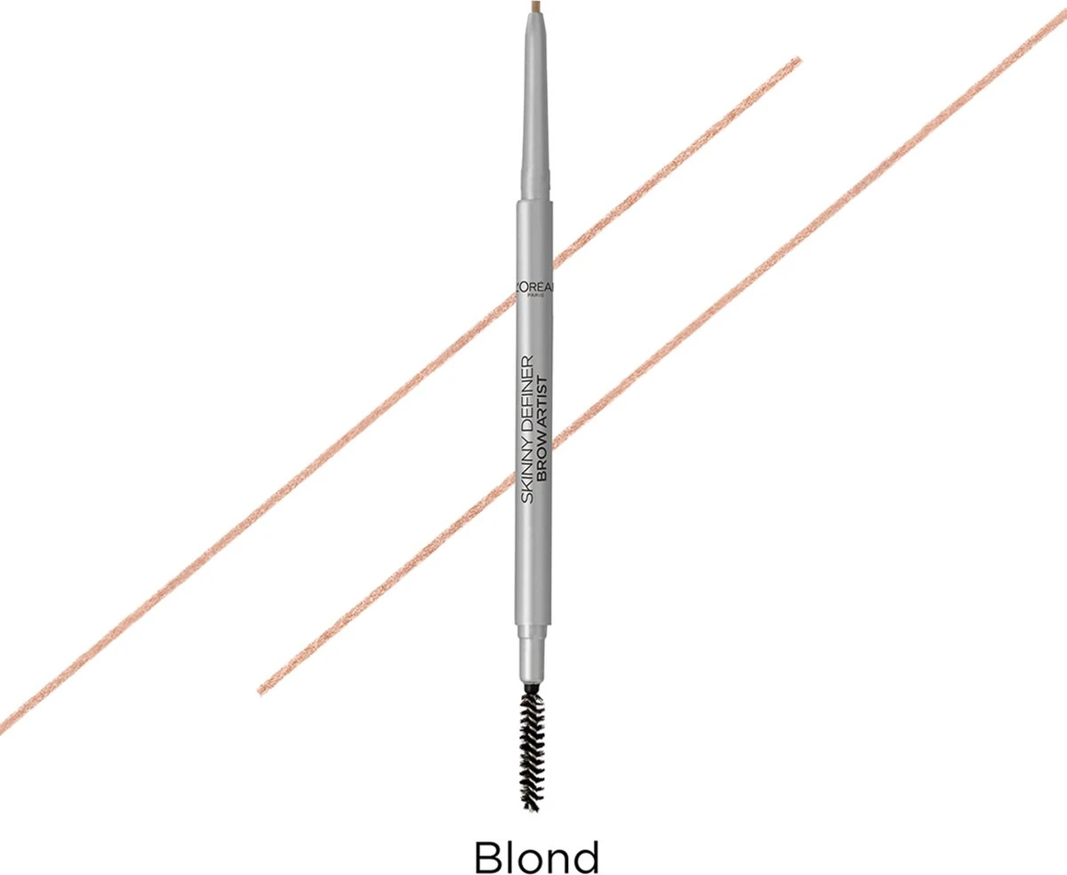 L’Oréal Paris Brow Artist Skinny Definer Wenkbrauwpotlood - 101 Blonde - Ultradun 3 L’Oréal Paris Brow Artist Skinny Definer Wenkbrauwpotlood - 101 Blonde - Ultradun - Afbeelding 3