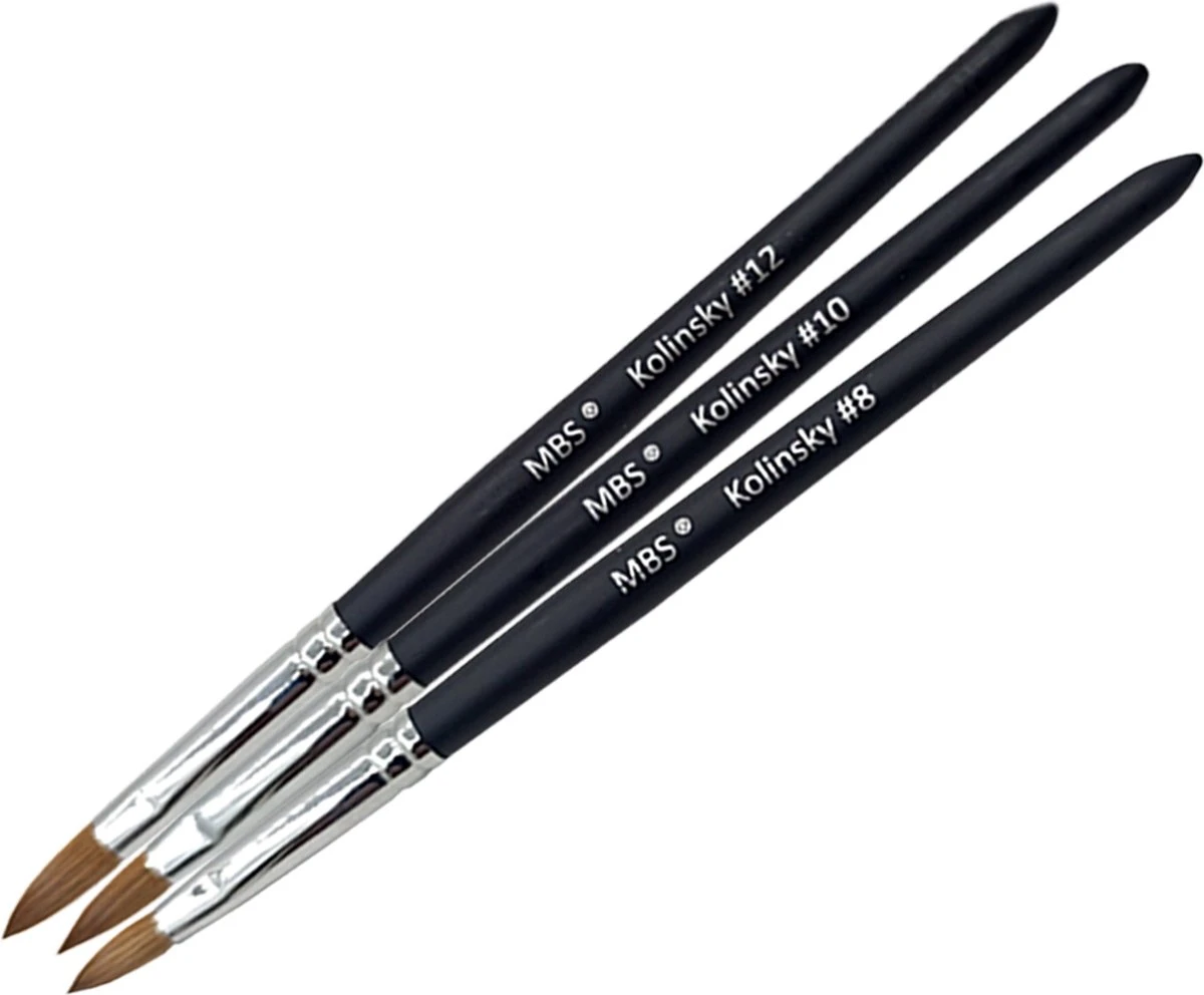 Kolinsky Acryl Penseel - Round #8 - Acryl Penseel 2 Kolinsky Acryl Penseel - Round #8 - Acryl Penseel - Afbeelding 2