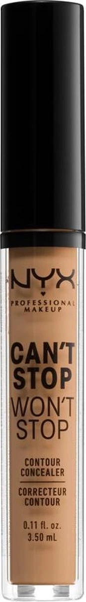 NYX Professional Makeup Can't Stop Won't Stop Contour Concealer - Golden Honey CSWSC14 - 3,5 Ml 1 NYX Professional Makeup Can't Stop Won't Stop Contour Concealer - Golden Honey CSWSC14 - 3,5 Ml