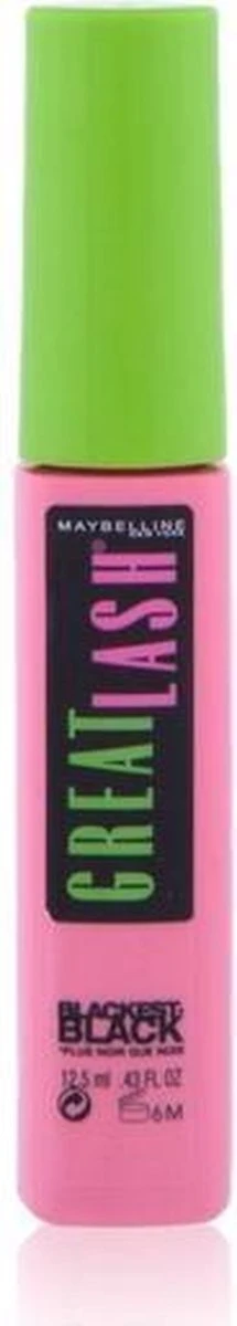 Maybelline New York - Great Lash - 01 Blackest Black - Zwart - Volume Mascara - 12,5 Ml 6 Maybelline New York - Great Lash - 01 Blackest Black - Zwart - Volume Mascara - 12,5 Ml - Afbeelding 6