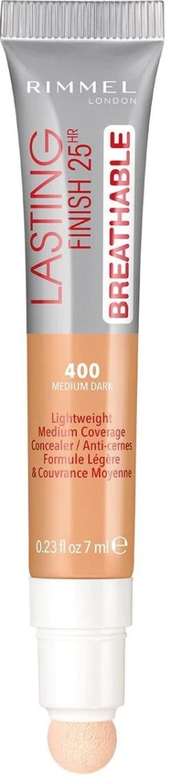 Rimmel London Rimmel Lasting Finish Breathable - 400 Natural Beige - Concealer 9 Rimmel London Rimmel Lasting Finish Breathable - 400 Natural Beige - Concealer -Glam Make-up Verkoop 263x1200