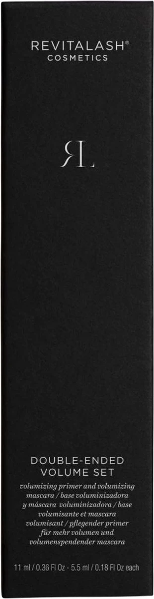 Revitalash Double-Ended Volume Set - Mascara / Primer - Zwart 2 Revitalash Double-Ended Volume Set - Mascara / Primer - Zwart - Afbeelding 2