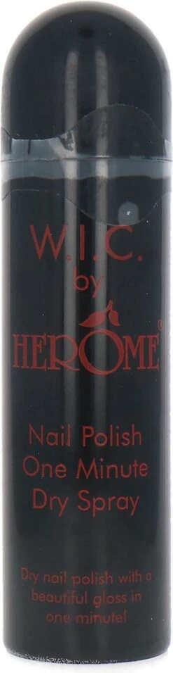 Herome WIC One Minute Dry Spray - Een Beschermende En Voedende Top Coat Topcoat - Gelakte Nagels Binnen 1 Minuut Droog - 75ml.