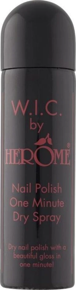 Herome WIC One Minute Dry Spray - Een Beschermende En Voedende Top Coat Topcoat - Gelakte Nagels Binnen 1 Minuut Droog - 75ml. -Glam Make-up Verkoop 315x1200 2
