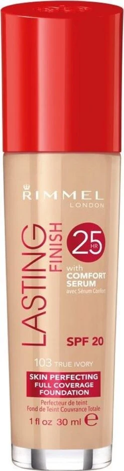 Rimmel London Lasting Finish Foundation - 103 True Ivory -Glam Make-up Verkoop 316x1200 6