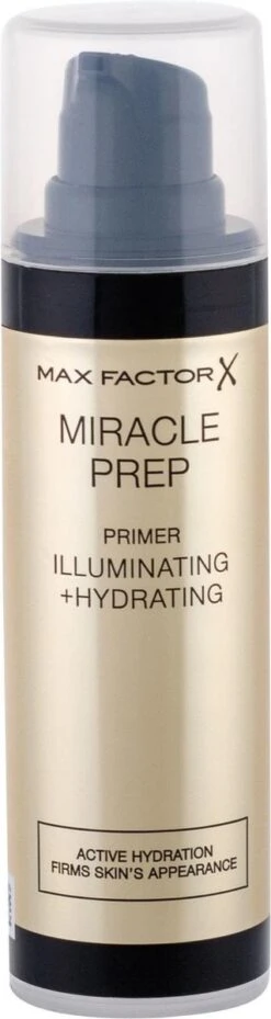 Max Factor Miracle Prep Primer Illuminating & Hydrating - 000 Transparant - 30 Ml -Glam Make-up Verkoop 319x1200 3