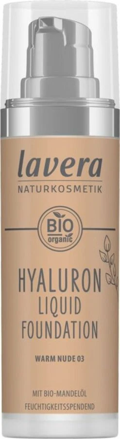 Lavera Make-up Hyaluron Liquid Foundation -Warm Nude 03-, 30 Ml 7 Lavera Make-up Hyaluron Liquid Foundation -Warm Nude 03-, 30 Ml -Glam Make-up Verkoop 328x1200 11