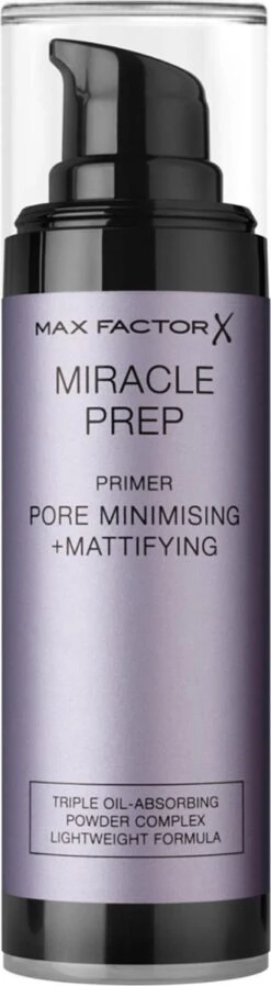 Max Factor Miracle Prep Primer Pore Minimising & Mattifying - 30 Ml 11 Max Factor Miracle Prep Primer Pore Minimising & Mattifying - 30 Ml -Glam Make-up Verkoop 330x1200